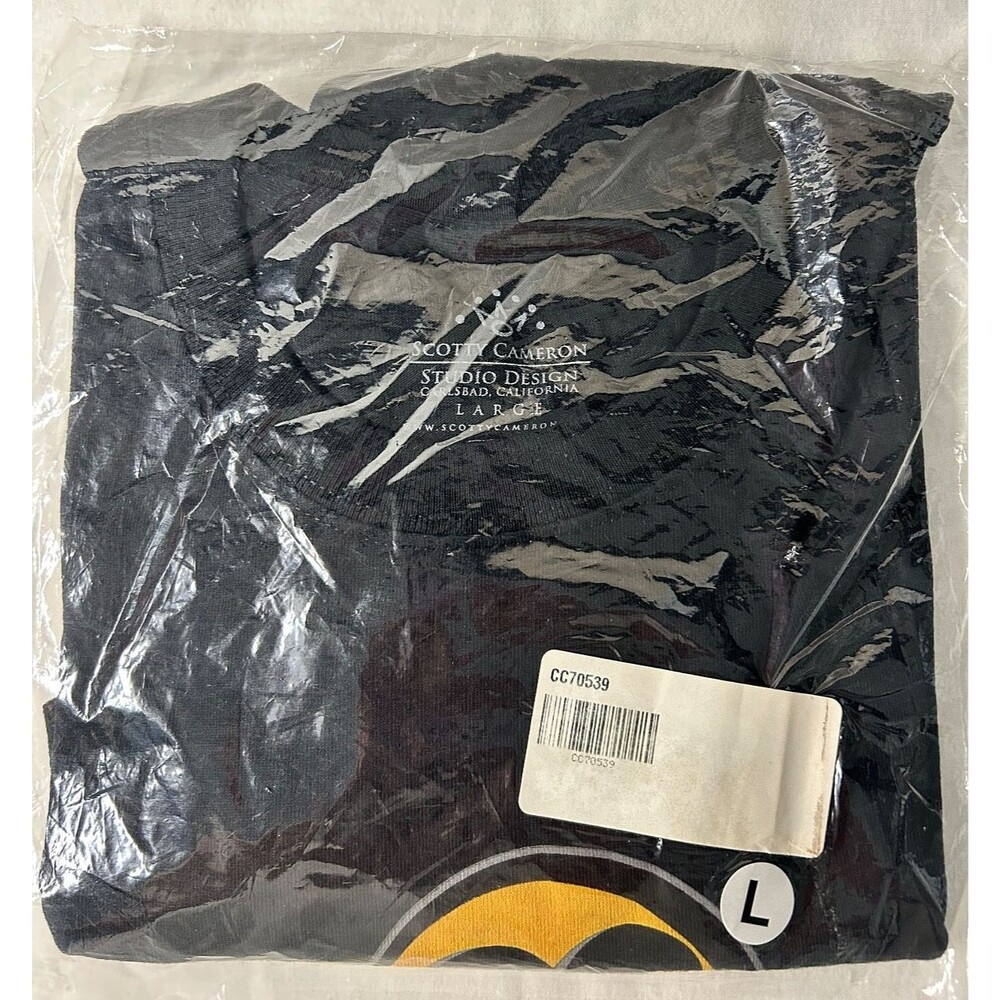 Titleist Scotty Cameron 2009 Club Cameron Black Tee Shirt Large